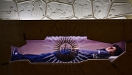 A picture shows the tomb of Blessed Carlo Acutis, an adolescent who spent his life spreading his faith online, earning the moniker 