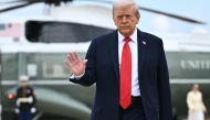 US President Donald Trump walks to board Air Force One at Joint Base Andrews, Maryland, on September 7, 2025. Trump is heading to New York to attend the US Open men's tennis final. (Photo by Mandel Ngan / AFP)
