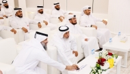 Minister of Awqaf and Islamic Affairs H E Ghanem bin Shaheen bin Ghanem Al Ghanim inaugurating the “AI Live Fatwas” service.