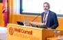 Dr. Rayaz Malik, Professor of Medicine and Assistant Dean for Clinical Research Partnerships at WCM-Q, speaking at the event.