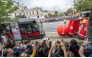 The tram of the French team 