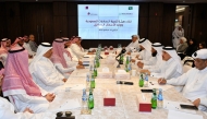 Officials from Qatar Chamber and Saudi Exports Authority during the event.