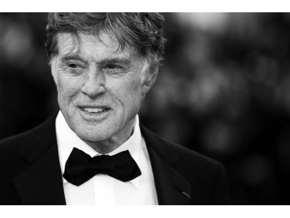 US actor and director Robert Redford poses on May 22, 2013 as he arrives for the screening of the film 