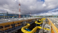 Connected pipework at a gas treatment facility in the Lensk district of the Sakha Republic, Russia. (Photo by Andrey Rudakov/Bloomberg)
