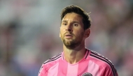 (Files) Inter Miami's Argentine forward #10 Lionel Messi looks on during the Major League Soccer (MLS) non-conference regular season soccer match between Inter Miami CF and Seattle Sounders FC at Chase Stadium in Fort Lauderdale, Florida on September 16, 2025. (Photo by Chris Arjoon / AFP)