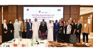 QC Board Member Mohamed bin Ahmed Al Obaidli, along with Qatari businessmen, company representatives, and South African counterparts during the event.
