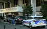 Members of the Judiciary Police arrive at the Hyatt Regency Paris Etoile Hotel at Porte Maillot in Paris, after South Africa's ambassador to France was found dead at the foot of the hotel on September 30, 2025. Photo by Anna KURTH / AFP