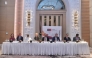 Ambassador of Australia to Qatar H E Shane Flanagan (2nd left), Vice-Chairman of BUC Dr. Hassan Al-Derham (3rd left), Vice-Chancellor and President of Swinburne University of Technology Professor Pascale Quester (4th left), with other officials during the event. Pics: Ahmed Barakat / The Peninsula