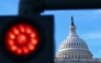 A view of the US Capitol building on the third day of the US government shutdown in Washington, DC, on October 3, 2025. (Photo by Alex Wroblewski / AFP)
