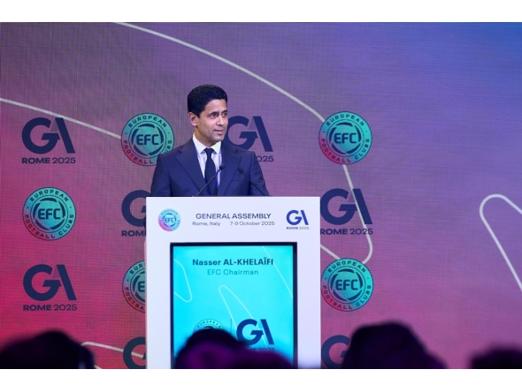 Chairman of European Football Clubs (EFC) Nasser Al-Khelaïfi 