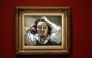 This photograph taken on October 13, 2025 shows French painter Gustave Courbet's oil-on-canvas 