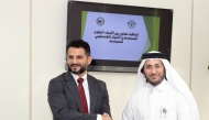 The agreement was signed by QBWF President Sheikh Fahad bin Khalid Al-Thani and PWF Secretary-General Riyad Hassan.