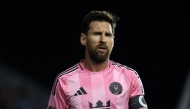 Lionel Messi #10 of Inter Miami CF reacts during the 2025 MLS Cup Playoff match between Inter Miami CF and Nashville SC at Chase Stadium on October 24, 2025 in Fort Lauderdale, Florida. Leonardo Fernandez/Getty Images/AFP 