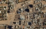 This handout satellite photo obtained from Planet Labs PBC and taken on March 12, 2025 shows the Hagar Qadu Souk (market) in al-Fasher, the capital of Sudan's North Darfur state. (Photo by Planet Labs PBC / AFP)