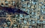 This handout satellite image by Vantor taken on October 26, 2025 and made available on October 31, 2025 shows smoke billowing from fires burning around El-Fasher Airport in El-Fasher. (Photo by Handout / Satellite image ｩ2025 Vantor / AFP)

