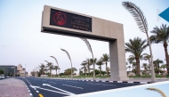 Repainting and maintenance work on Corniche road