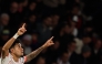 Bayern Munich's Colombian forward #14 Luis Diaz celebrates scoring his team's second goal during the UEFA Champions League, league phase day 4, football match between Paris Saint-Germain (PSG) and FC Bayern Munich at the Parc des Princes in Paris, on November 4, 2025. (Photo by FRANCK FIFE / AFP)