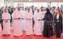 Minister of Public Health H E Mansoor bin Ebrahim bin Saad Al Mahmoud and other officials during the inauguration of the second edition of Qatar’s International Healthcare and Medical Exhibition and Conference (Qatar Medicare) yesterday. 
