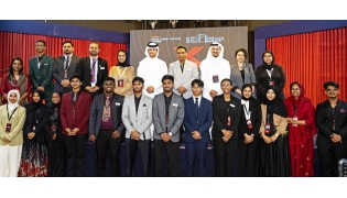 Speakers, teachers and students at the IIS TEDx event.