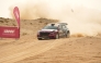 QMMF Team driver Abdulaziz Al Kuwari and Italian navigator Giovanni Bernacchini in their Skoda Fabia Rally2.