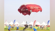 Qatar team in action