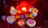 Woohoo’s dessert platter evokes the solar system. Gaia Lamperti/Bloomberg
