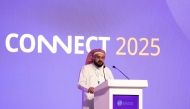 Chief Executive Officer of Qatar Financial Centre Yousuf Mohamed Al-Jaida addressing the event.