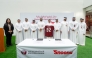 QFA and Snoonu officials during the signing ceremony.