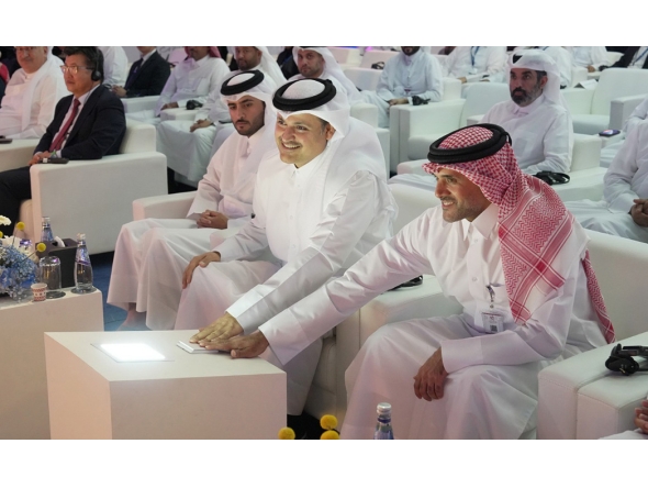 Officials and guests at the opening of the forum yesterday. 
