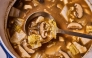 Baechu Doenjang Guk (Cabbage and Doenjang Soup). Photo by Lauren Bulbin/The Washington Post
