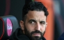 Manchester United's Portuguese head coach Ruben Amorim reacts ahead of the English Premier League football match between Bournemouth and Manchester United at the Vitality Stadium in Bournemouth, southern England on April 27, 2025. Photo by Glyn KIRK / AFP