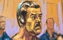This courtroom sketch shows deposed president of Venezuela Nicolas Maduro, attending his arraignment at Daniel Patrick Moynihan United States Courthouse on January 5, 2026 in New York. (Photo by Jane Rosenberg / AFP)