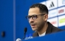 Strasbourg's British head coach Liam Rosenior addresses media during a press conference at the Stade de la Meinau in Strasbourg, eastern France on January 6, 2026. (Photo by Romeo Boetzle / AFP)
 