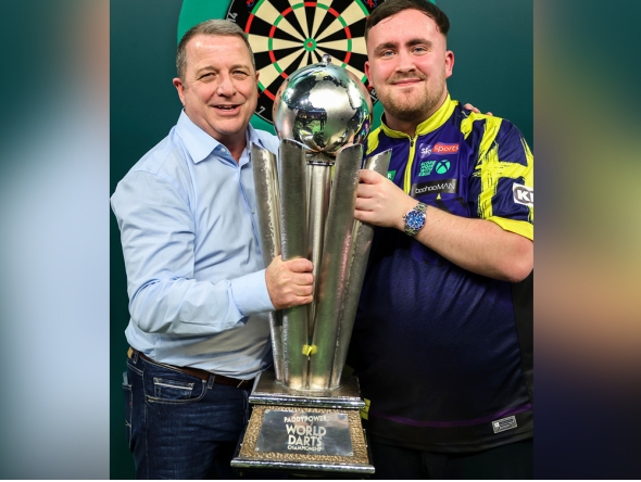 Pic taken from Luke Littler's official X profile.