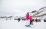 Tourists ski in the small ski resort of Roccaraso in the Abruzzo region, on January 18, 2026. Photo by Luca PRIZIA / AFP