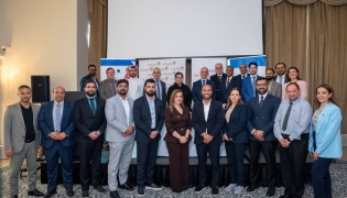 Officials and participants during the event.