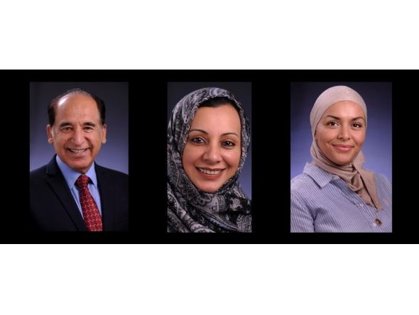 From left: Dr. Ravinder Mamtani, Dr. Sohaila Cheema, and Dr. Karima Chaabna, members of the Institute for Population Health at WCM-Q. 
