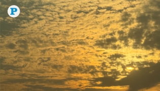 Golden hour hues illuminate a textured sky over Mesaimeer, Doha on December 25, 2025.
Photo by Vishnu Prasad KS / The Peninsula