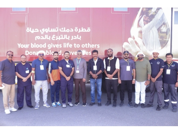 The camp received an overwhelming response with 121 KMCC members donating blood.