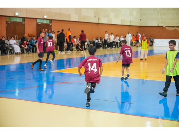 Boys participating in the championship.