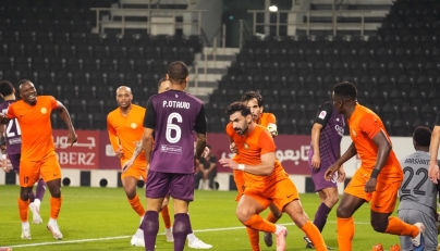 Umm Salal handed title-favourites Al Sadd a shocking 5-2 defeat at the Jassim Bin Hamad Stadium. 