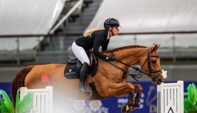 American rider Christine Vanderveen