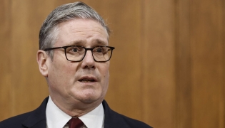Britain's Prime Minister Keir Starmer speaks to the media on the situation in the Middle East, at Downing Street in central London on March 16, 2026. (Photo by Brook Mitchell / POOL / AFP)