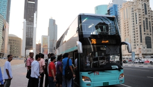 Karwa buses, known for their air-conditioned comfort and electric fleet, have maintained high-frequency services to key destinations including shopping malls, mosques, and residential districts.