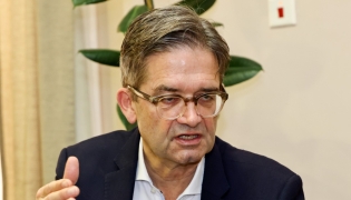 German Ambassador to Qatar H E Oliver Owcza. Pic: Salim Matramkot/The Peninsula