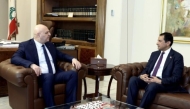 President of Lebanon H E General Joseph Aoun meeting Ambassador of Qatar to Lebanon H E Sheikh Saud bin Abdulrahman Al-Thani yesterday.
