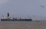 LPG carrier Jag Vasant is seen at Mumbai Port in India after clearing the Strait of Hormuz, on April 1, 2026. Photo Rafiq Maqboo/AP/AlJazeera
