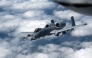 A US Air Force A-10 Thunderbolt II, also known as the Warthog, departs after receiving fuel in the skies near the border of Iowa and Missouri on July 7, 2020. (Photo by Senior Master Sgt. Vincent De Groot / US AIR FORCE / AFP) 