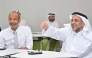 Qatar University President Dr. Omar Al-Ansari (right) during the visit.