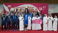 QOC First Vice-President Mohammed bin Yousef Al Mana crowned the champions.